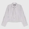 Camicia con strass e cravatta rimovibile Camicia con strass e cravatta rimovibile
