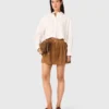 Camicia corta con perline Camicia corta con perline