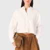 Camicia corta con perline Camicia corta con perline