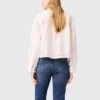 Camicia corta ricamata