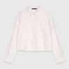 Camicia corta ricamata