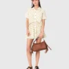 Camicia fantasia con bordi in croquet