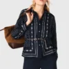 Camicia fluida stampata
