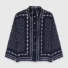 Camicia fluida stampata