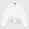 Camicia in cotone con strass Camicia in cotone con strass