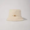 Cappello a secchiello in pelliccia sintetica