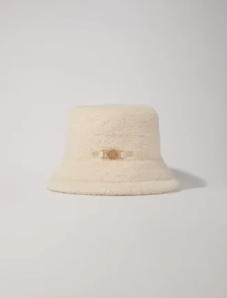 Cappello a secchiello in pelliccia sintetica Cappello a secchiello in pelliccia sintetica