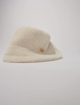 Cappello a secchiello in pelliccia sintetica Cappello a secchiello in pelliccia sintetica