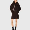 Cappotto corto arricciato Cappotto corto arricciato