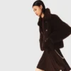 Cappotto corto arricciato Cappotto corto arricciato