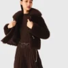 Cappotto corto arricciato Cappotto corto arricciato