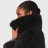 Cappotto corto arricciato Cappotto corto arricciato
