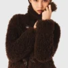 Cappotto corto arricciato Cappotto corto arricciato