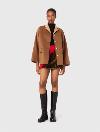 Cappotto di media lunghezza double-face