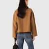 Cappotto double-face con collo rimovibile Cappotto double-face con collo rimovibile