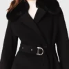 Cappotto double-face con collo rimovibile Cappotto double-face con collo rimovibile