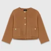 Cappotto double-face con collo rimovibile Cappotto double-face con collo rimovibile