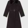 Cappotto double-face con collo rimovibile Cappotto double-face con collo rimovibile