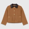Cappotto double-face con collo rimovibile Cappotto double-face con collo rimovibile