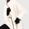 Cappotto foderato con nastro a contrasto Cappotto foderato con nastro a contrasto