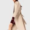 Cappotto in lana lunga Cappotto in lana lunga