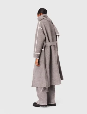 Cappotto lungo double-face