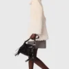 Cappotto lungo in pelliccia sintetica