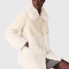 Cappotto lungo in pelliccia sintetica
