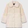 Cappotto lungo in pelliccia sintetica