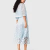 Cardigan all’uncinetto con strass