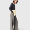 Cardigan Amour a girocollo in maglia a costine