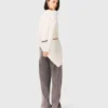 Cardigan con bottoni decorativi a fiocco
