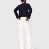 Cardigan con collo ricamato