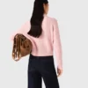 Cardigan con collo rimovibile Cardigan con collo rimovibile