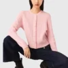 Cardigan con collo rimovibile Cardigan con collo rimovibile