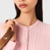 Cardigan con collo rimovibile Cardigan con collo rimovibile