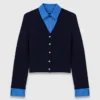 Cardigan con dettagli rimovibili Cardigan con dettagli rimovibili