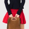 M Bag con frange in pelle scamosciata M Bag con frange in pelle scamosciata