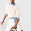 Cardigan con strass sul davanti Cardigan con strass sul davanti