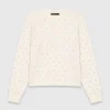 Cardigan con strass sul davanti Cardigan con strass sul davanti