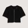Cardigan corto a maniche corte Cardigan corto a maniche corte