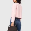 Cardigan corto con impunture Cardigan corto con impunture