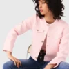 Cardigan corto con impunture Cardigan corto con impunture