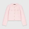 Cardigan corto con impunture Cardigan corto con impunture
