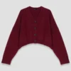 Cardigan corto in misto lana Cardigan corto in misto lana