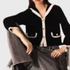 Cardigan effetto velluto Cardigan effetto velluto