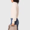 Cardigan in maglia con collo rimovibile Cardigan in maglia con collo rimovibile