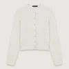 Cardigan in maglia con collo rimovibile Cardigan in maglia con collo rimovibile