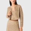 Cardigan in maglia con strass