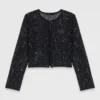 Cardigan in maglia con strass Cardigan in maglia con strass